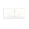 Endkappe Alu EC131 für Curtain10 ONE HIGH mit VISOR, 1 Paar (links & rechts), weiß