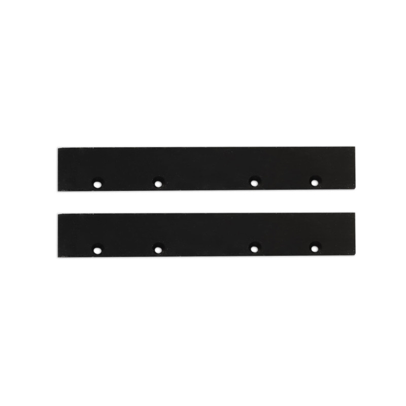 Endkappe Alu EC128 für Curtain10 DOUBLE, 2 Stück, schwarz