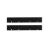 Endkappe Alu EC128 für Curtain10 DOUBLE, 2 Stück, schwarz
