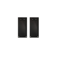 Endkappe Alu EC130 für Curtain10 ONE HIGH, 2 Stück, schwarz