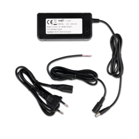 Trafo 24V/DC, 0-60W, mit Rundstecker und Flachstecker