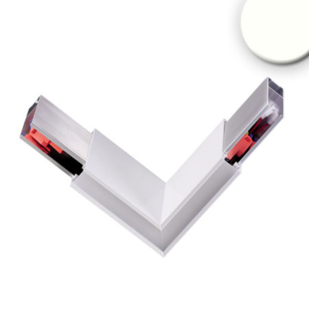 Eckverbinder 90° prismatisch für Hängeleuchte Linear Up&Down, 3W, weiß, neutralweiß
