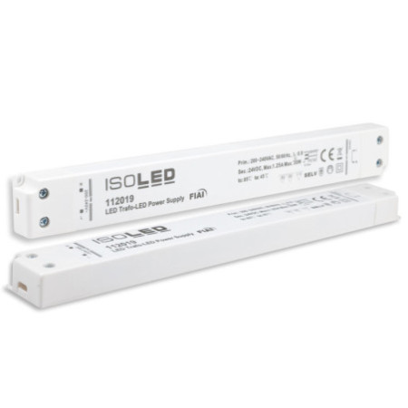 LED Trafo 24V/DC, 0-30W, SELV, ultraflach, ultraschmal