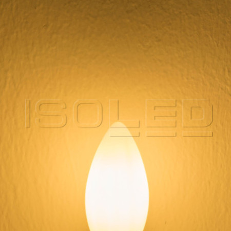 E14 LED Kerze, 4W, milky, warmweiß, dimmbar
