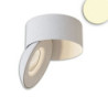LED Aufbauleuchte Sphere weiß/weiß, 2700K, 10W, CRI90, dimmbar