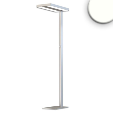 LED Office Pro Stehleuchte Up&Down, 40W+40W, Licht-/Bewegungssensor, UGR unter 19, neutralweiß, Dimm-Regl