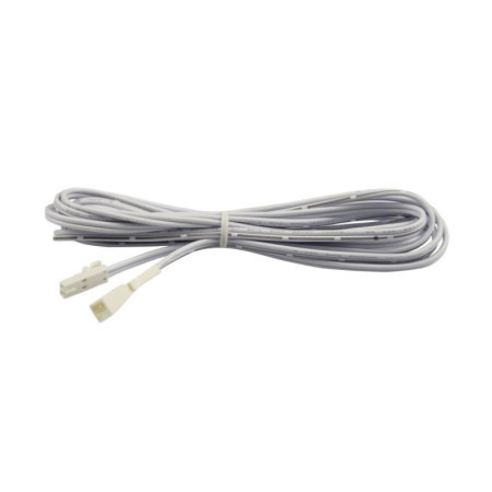 MiniAMP Verlängerung male-female, 200cm, 2-polig, weiß, max. 3A