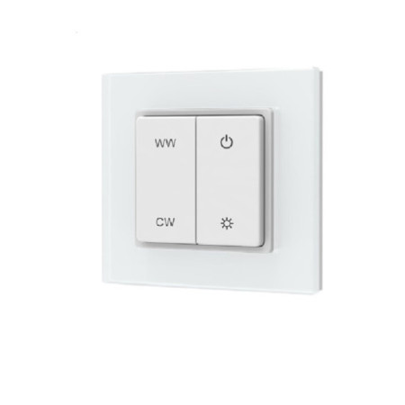 Sys-Pro weißdynamische 1 Zone Aufputz-Tast-Fernbedienung mit Batterie