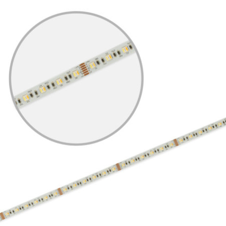 LED AQUA RGB+WW+KW CCT Flexband, 24V DC, 22W, IP68, 5in1 Chip, 5m Rolle, 60 LED/m