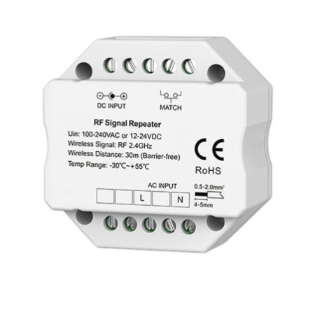 Sys-Pro Mesh Signal Repeater, max. 30m, 12-24V DC / 100-240V AC