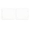 Endkappe Alu EC127 für Curtain10 ONE mit VISOR, 1 Paar (links & rechts), weiß