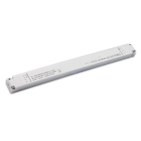 LED CCT PWM-Trafo 24V/DC, 0-100W, 2 Kanal, ultraslim, Push/DALI-2 DT8 dimmbar, SELV